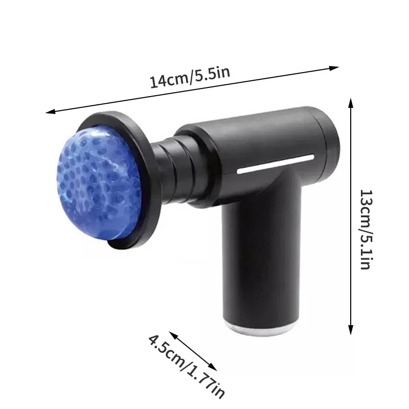 Percussion Massage Gun Cold & Hot Compress | 6 Heads 6 Speeds