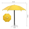 Bending Design Car Phone Sunshade Anti-glare W Adhesive Clip Phone Umbrella 360° Rotation Adjustable Non-slip Auto Phone Bracket Oasis Select Yellow