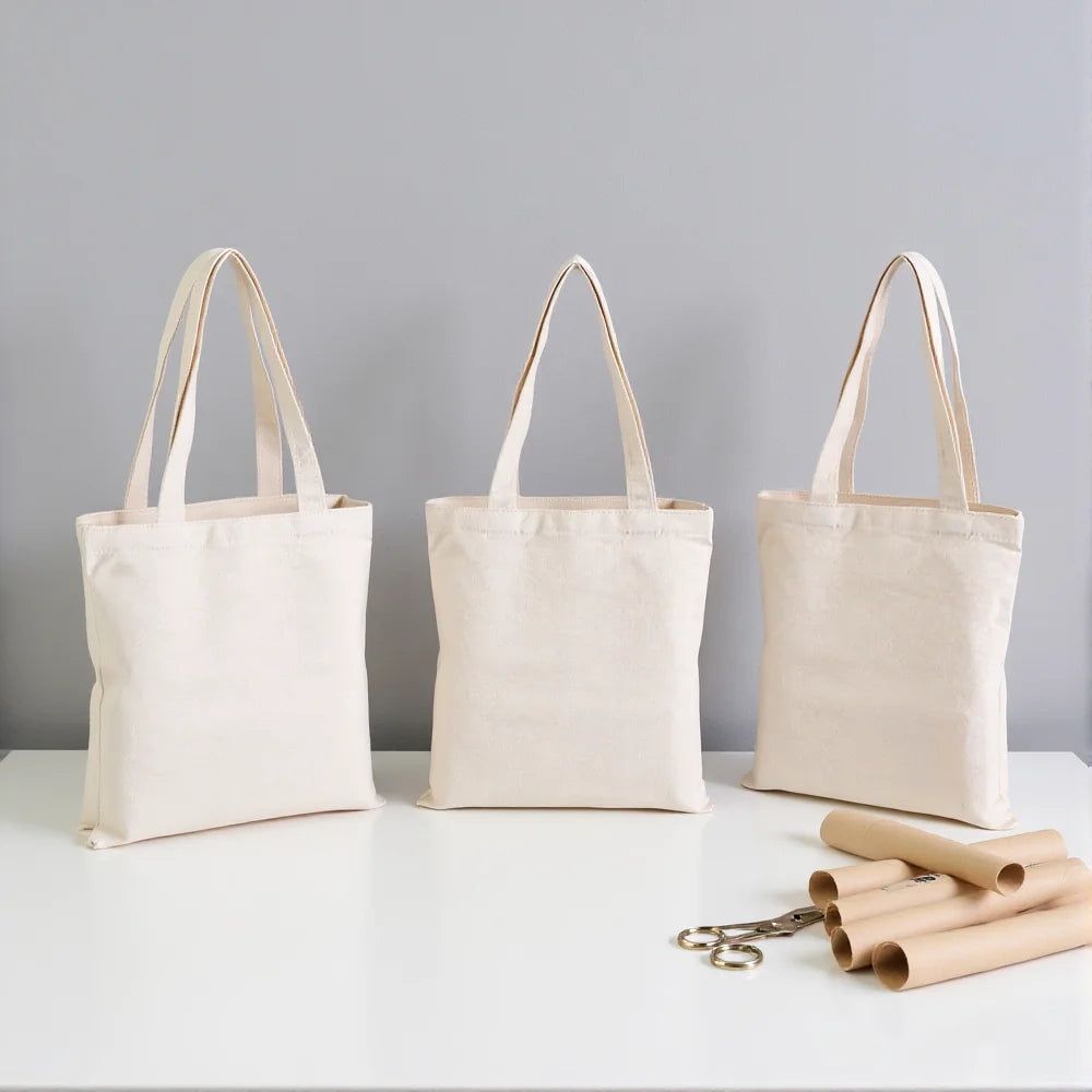 Large Capacity Folding Canvas Bag Reusable Shopping Bag Unisex Eco-friendly Tote Bags DIY Shoulder Bag Grocery Handbag Oasis Select