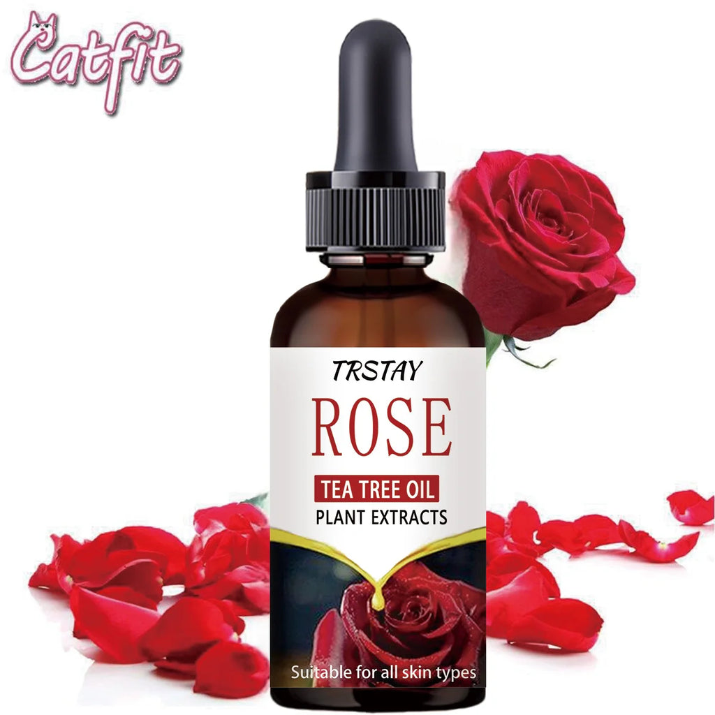 Natural Rose Essential Oil – Moisturizing & Firming Body Oil