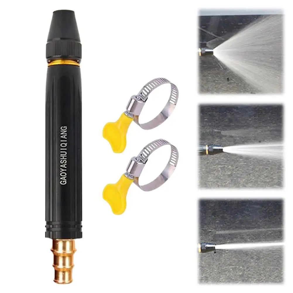 Heavy-Duty Metal Garden Hose Spray Nozzle – Adjustable