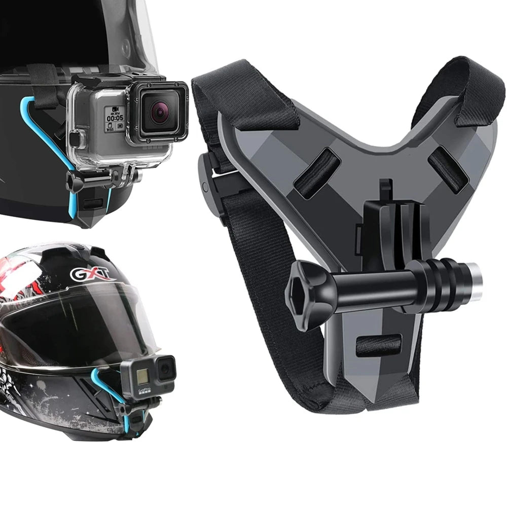 Full Face Helmet Chin Mount for GoPro & Action Cameras