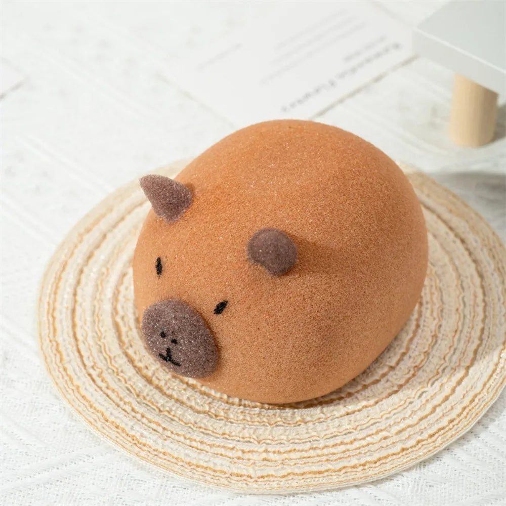 Animal Shaped Bath Sponge Ball Soft Foaming Back Scrubber for Gentle Exfoliating and Massage Cleaning Tool Oasis Select