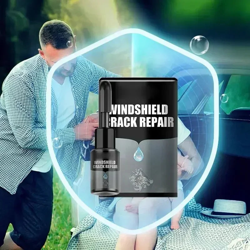 Windshield Repair Kit Quick Fix Car Cracked Glass Scratch Crack Restore Fluid Glass Curing Glue Car Accessories U5BcOC Oasis Select