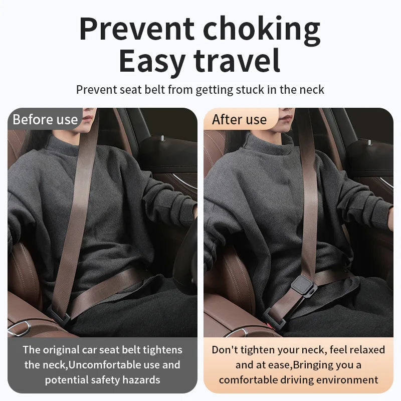 Adjustable Car Seat Belt Clips – Slip-Resistant Buckle Clamp