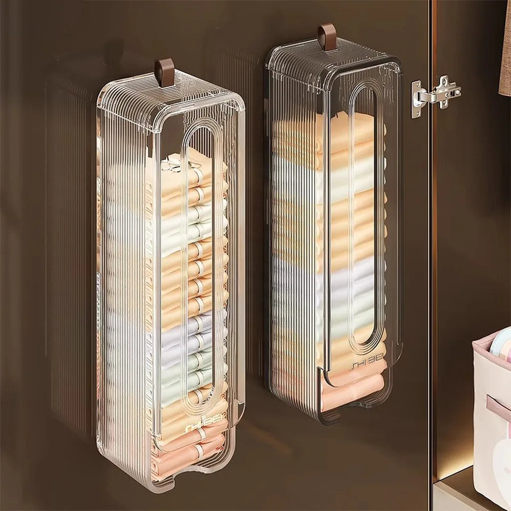 2PCS/1PC-Hanging Closet Organizer for Underwear Socks Panties Space Saving Storage Container Oasis Select