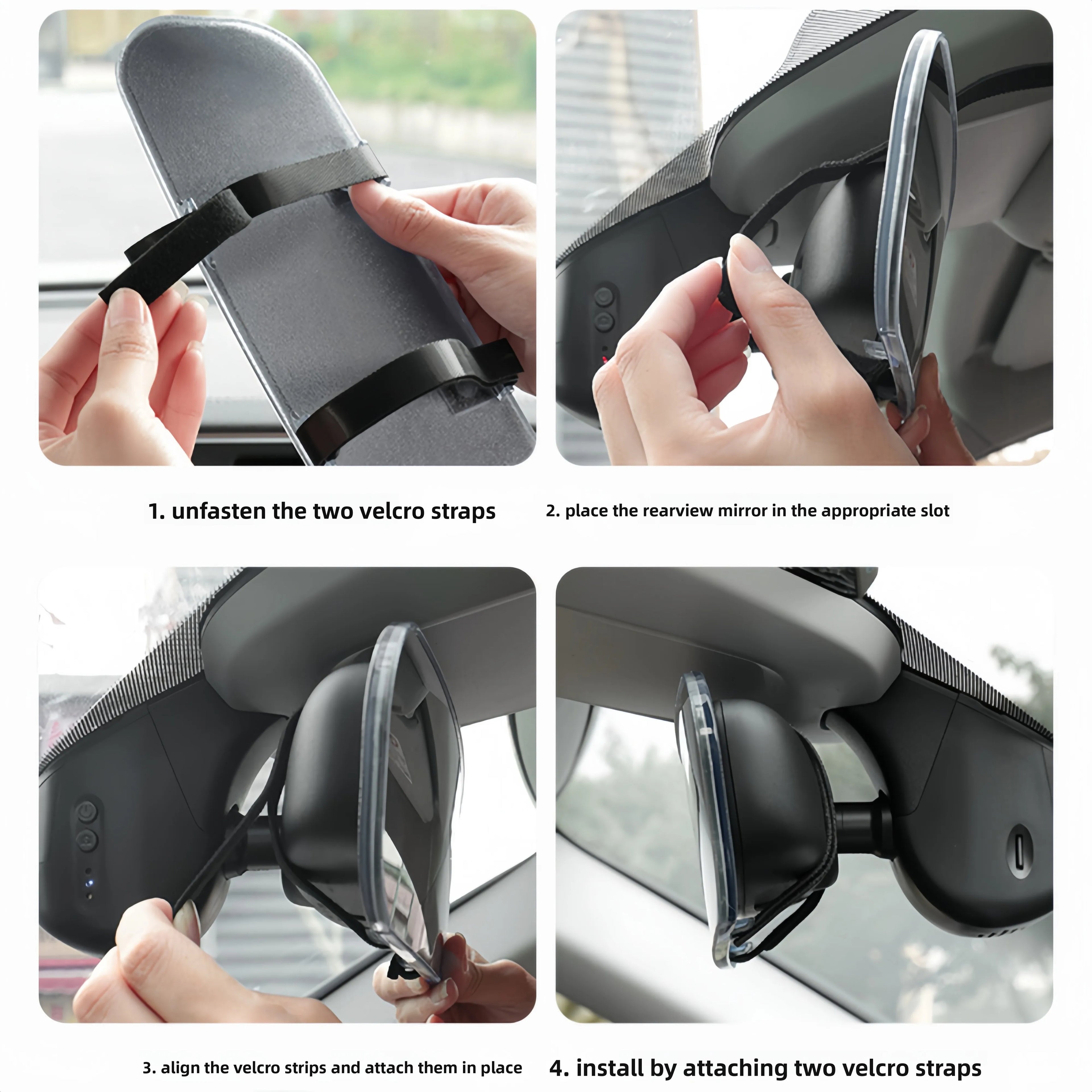 HD Panoramic Wide-Angle Car Rearview Mirror | Anti-Glare