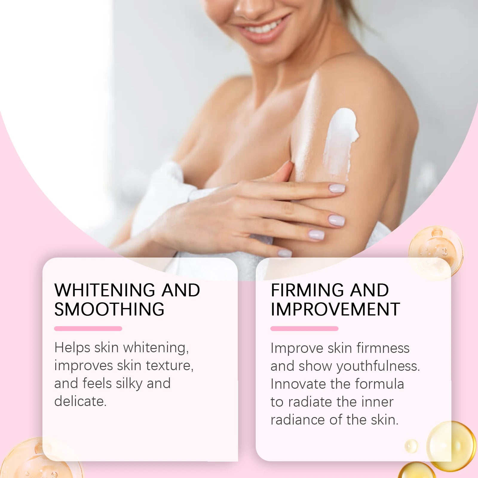 Glutathione Body Lotion Brightening Hydrating Revitalize Even Skin Tone Improve Skin Dry Rough Dullness Moisturizing Body Lotion Oasis Select