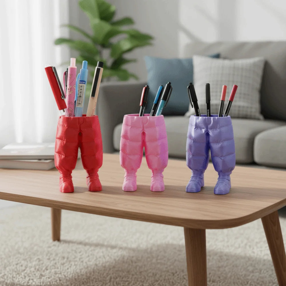 Creative 3D Pants Pen Holder Waterproof PLA 3D Printed Pencil Case Multi-functional Portable Stationery Storage Box Travel Oasis Select