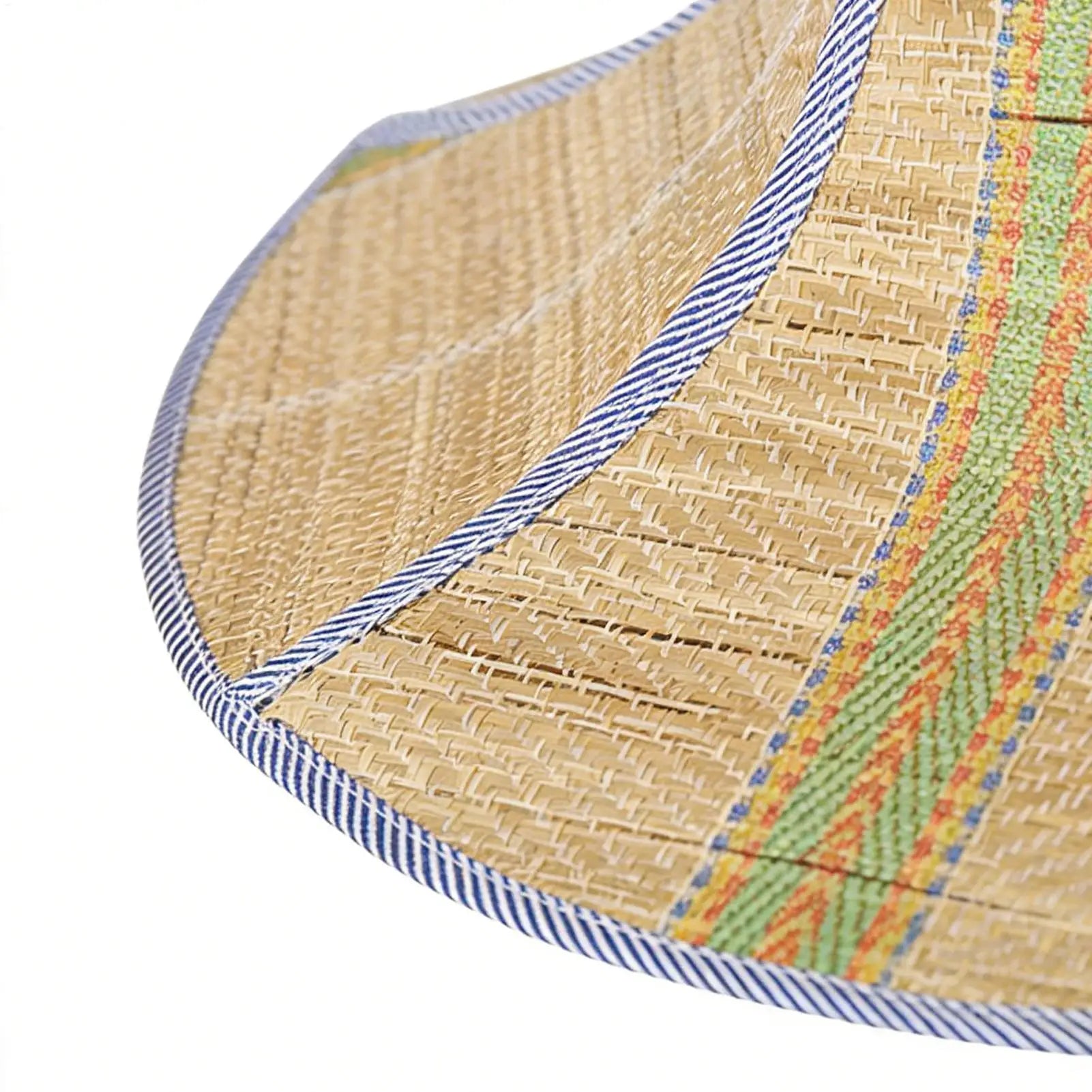 Straw Hat Large Brim Foldable Soft Sun Hat Summer Beach Cap Fisherman's Cap Outdoors Fishing Sun Protection for Women Men Oasis Select