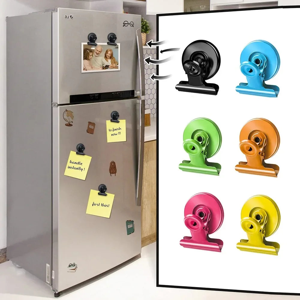 5pcs/10pcs Round Magnetic Clip Note Clip Metal Magnet Clip Hand Ledger Magnet Clip Magnet Stone Clip Magnetic Clip Oasis Select