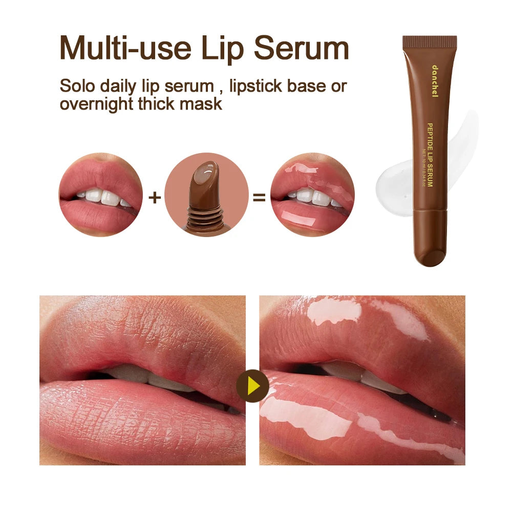 Caramel Banana Flavoured Peptide Lip Balm Instant Deep Hydration Smooth Fine Lines High Gloss Lip Finish Banana Peptide Lip Balm Oasis Select