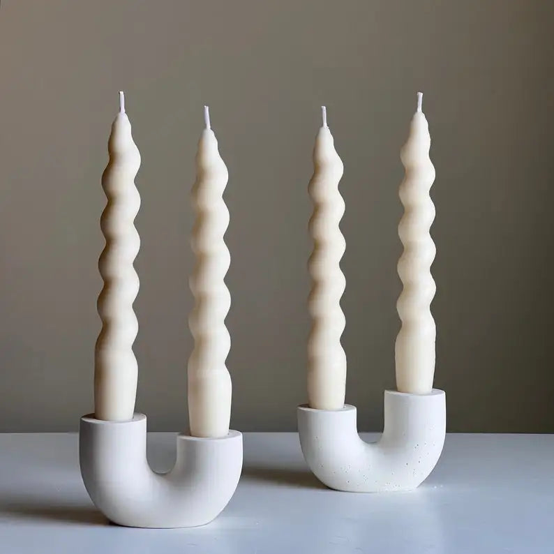 Nortic Double Candlestick Holder Modern Wedding Table Decor Candle Holder Home Wedding Decor Desktop Ornament Best Gift Oasis Select