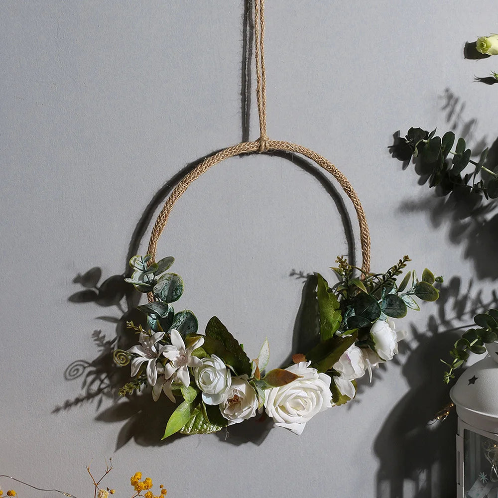 Nordic Wind Simulation Garland Wall Decoration Flower Photo Props Room Decor Oasis Select Lily