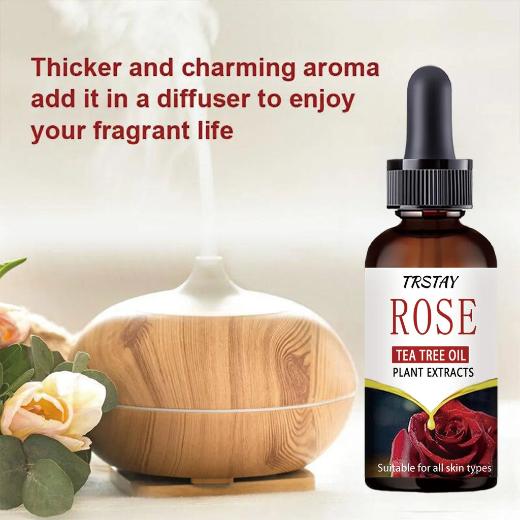 Natural Rose Essential Oil – Moisturizing & Firming Body Oil