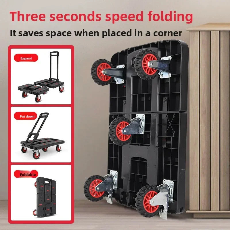 Multi-functional Baoyu, outdoor camper, family truck shopping cart with brake wheel folding trolley trailer Oasis Select