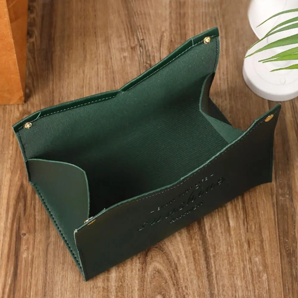 Modern PU Leather Tissue Box Cover | Car & Home Decor