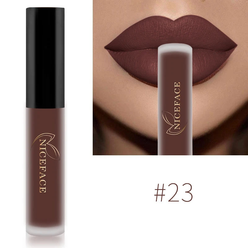 QiBest Matte Liquid Lipstick – Waterproof Long-Lasting Lip Gloss