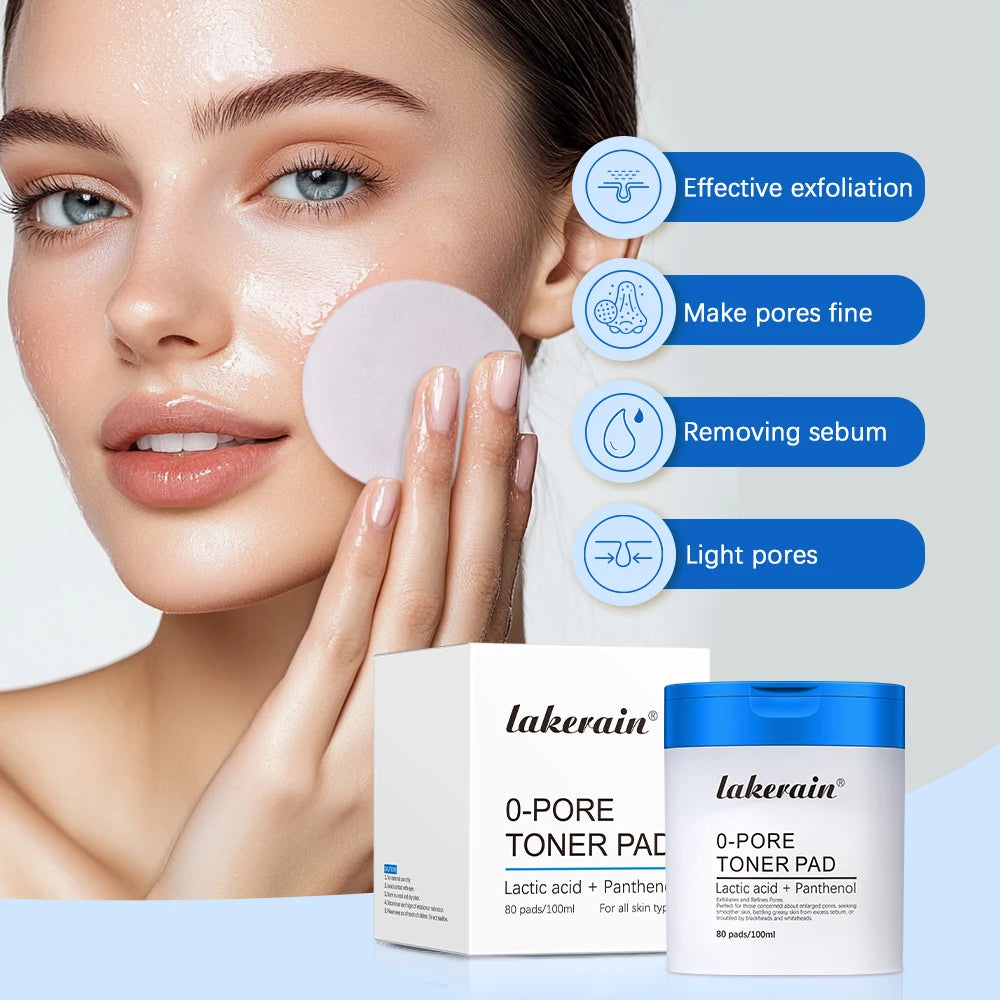Zero Pore Toner Pads Control Oil Reduce Sebum Exfoliate Deep Clean Refines Pores Antioxidant Skincare Treatment skincare korean Oasis Select