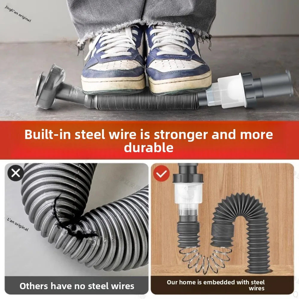 P-Trap Kitchen Sink Deodorant Set Launch Pipeline Deodorizing Filter Sink Strainer Hose Drain Pipe Plumbing Kitchen Accessories Oasis Select