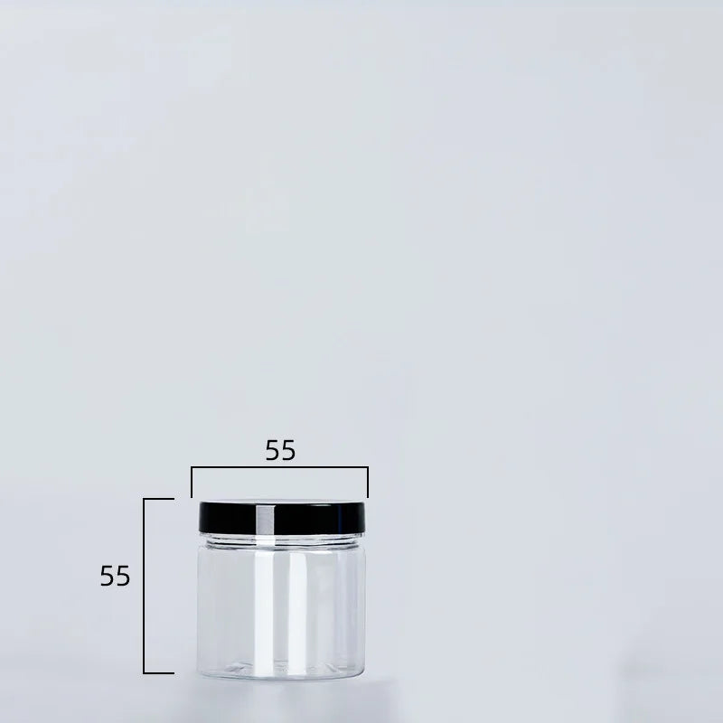 Clear Sealed Can With Lid Food Smell Odor Proof Storage Packaging Bottle Coffee Beans Seasoning Container Kitchen Accessories Oasis Select black-93ml China