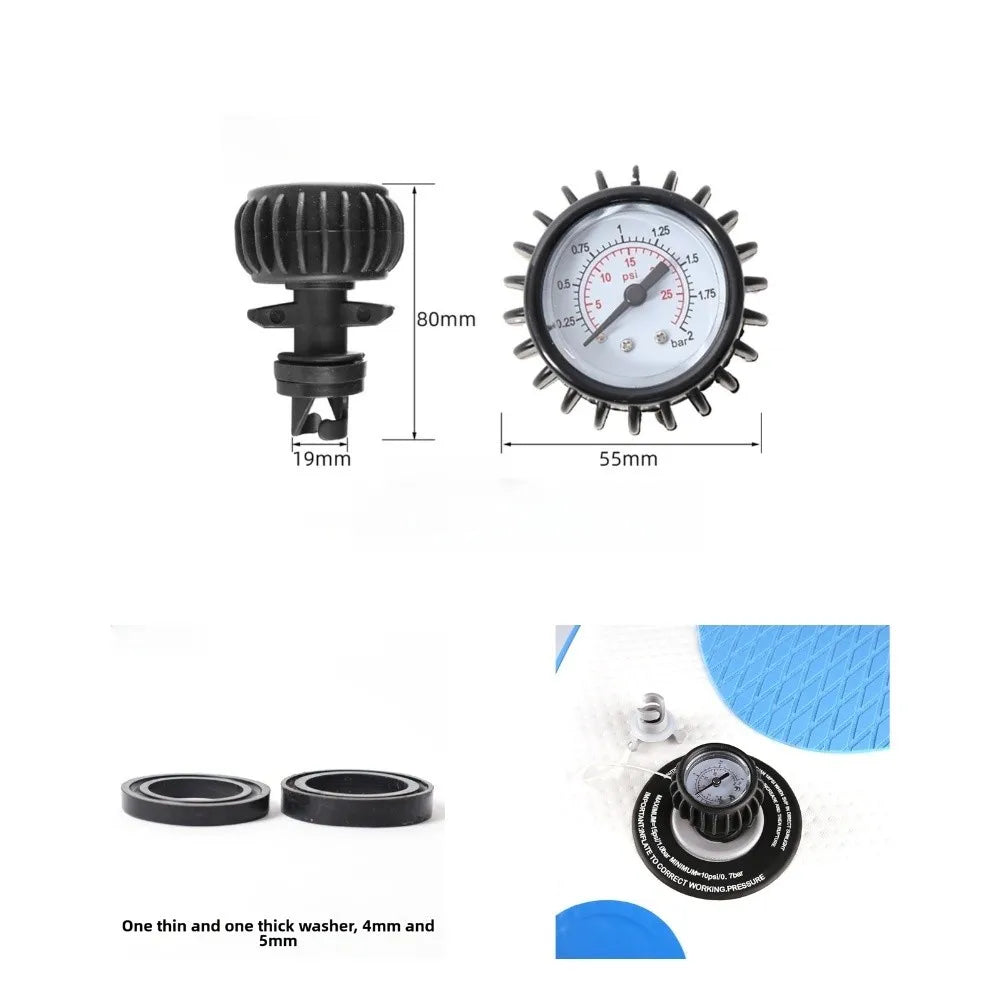 Compact 30PSI Pressure Gauge Meter For Inflatable For Kayak Boat Paddleboard Surfboard Air Pump High Pressure Testing Tool Oasis Select