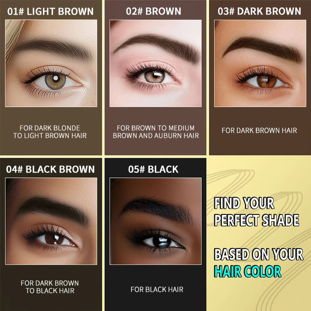 O'CHEAL 3D Feathery Brow Wax & Eyebrow Pencil Set | Waterproof