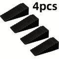 2/4 Pack Anti Slip Heavy Duty Rubber Door Stopper - Multifunctional Home/Office Door Stopper for Wooden Floor, Smooth Tiles Oasis Select 4pcs