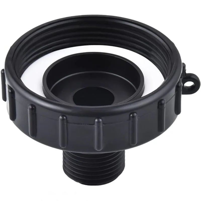 Water Tank Conversion Adapter 1/2' to 4' IBC Fine to Coarse Thread for 1000L Barrel Garden Irrigation Valve Fittings Oasis Select 2.44 fine thread
