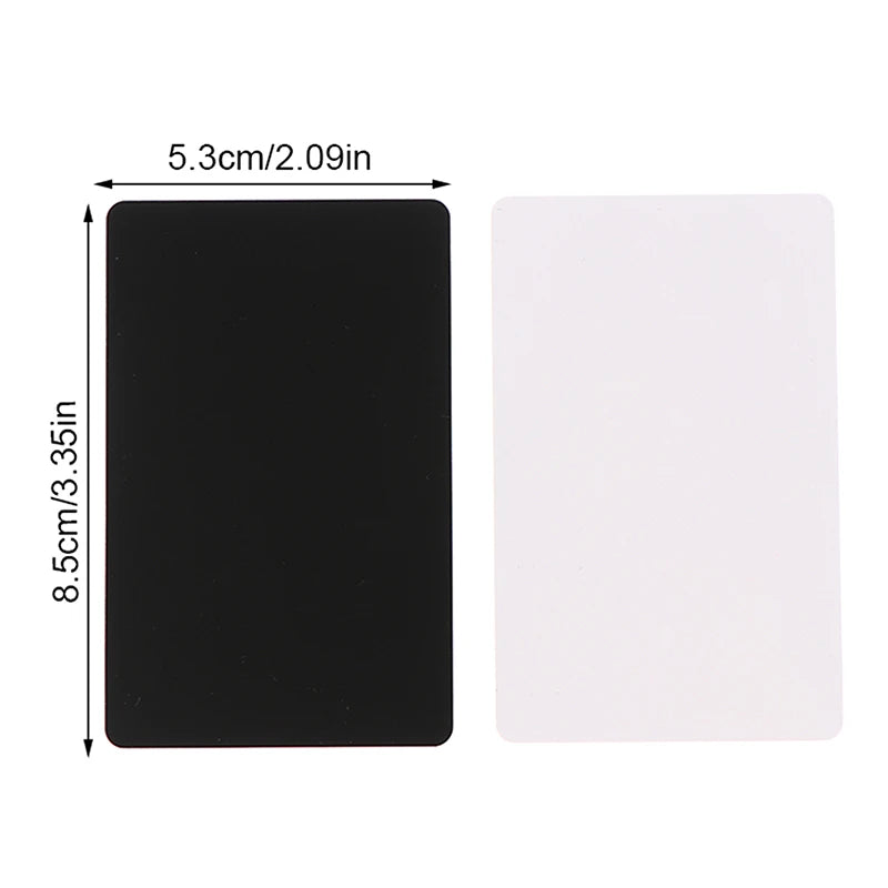 Hot Sale 5/10Pcs NFC215 Black White Cards Rewritable NFC NT-AG215 PVC Cards Blank Easy Convenient Programmable NFC Business Card Oasis Select