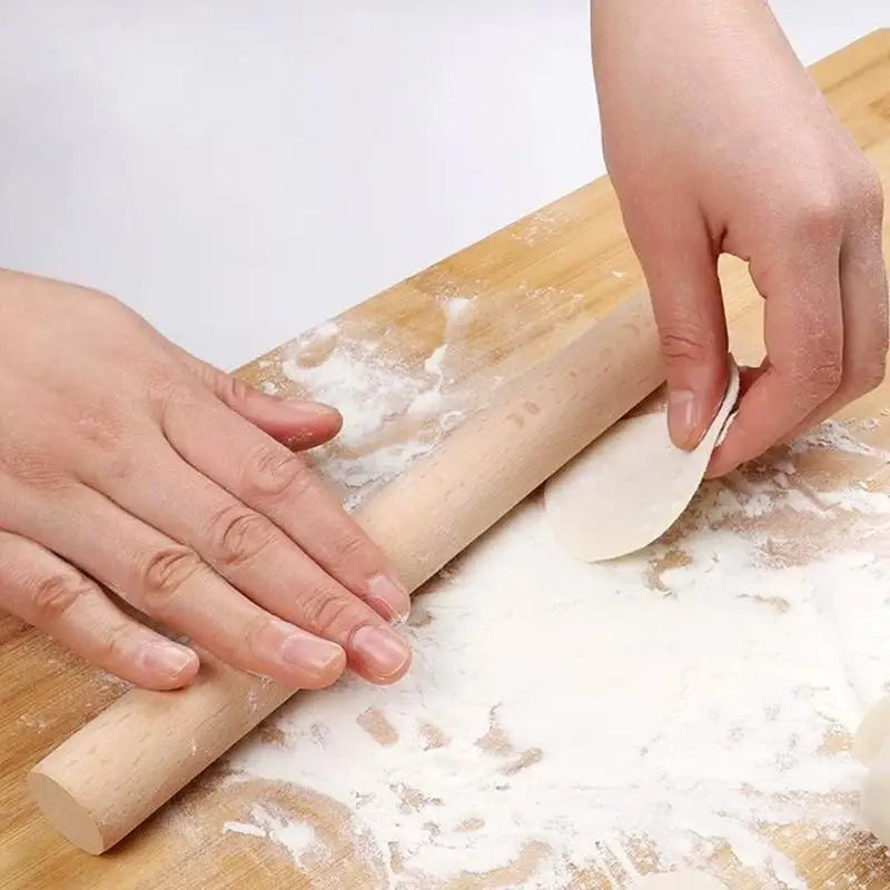 Rolling Pin With Graduations, Pizza Rolling Pin, Wooden Rolling Pin For Home Use, Baking Tool, Kitchen Utensils Oasis Select