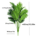 1/2 artificial flowers large leaves, Christmas, vase not included, suitable for home office desktop decoration photography props Oasis Select 1pc 18 Leaves