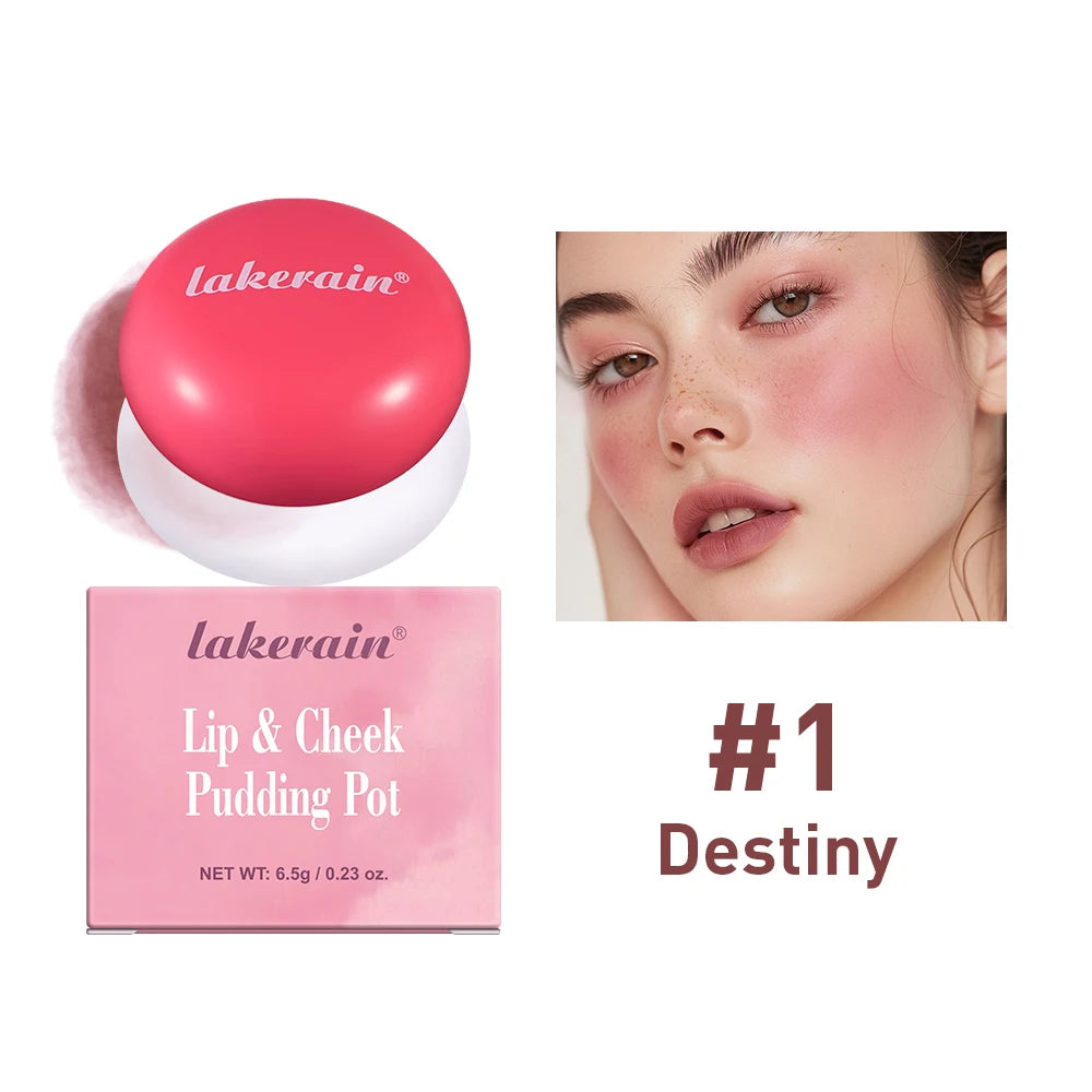 Lip & Cheek Blurry Pudding Pot – Soft Matte Multi-Use Blush Lip & Cheek Blush Oasis Select 1
