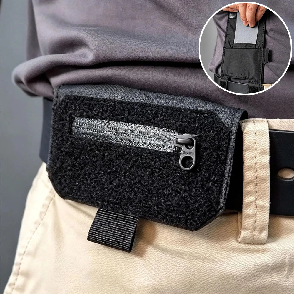 Slim Mini Hidden Belt Wallet Anti-Theft Undercover Waist Pack With Hidden Compartment Passport Card Document Pouch For Men Women Oasis Select