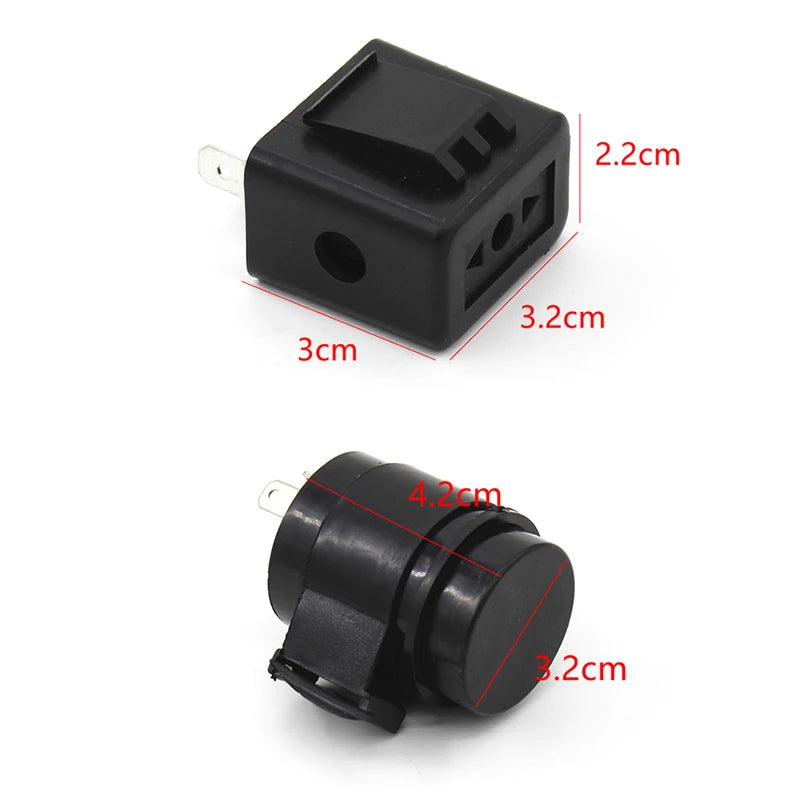 2Pins Buzzer Beep Flasher Relay for Turn Light Signals, DC 12V 48V 60V Oasis Select