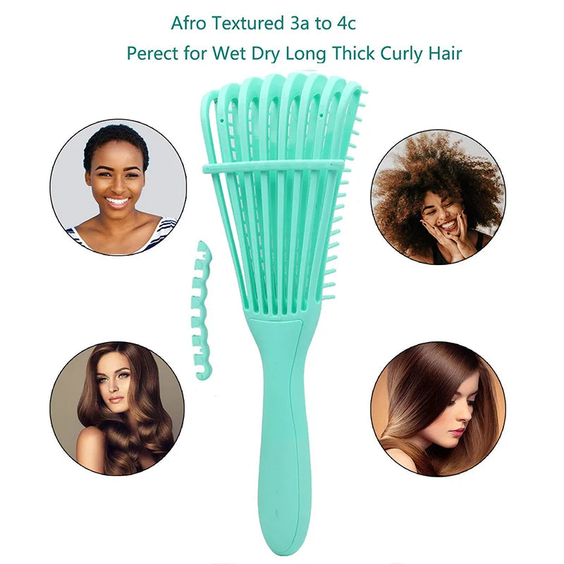 Hair Comb Detangling Brush Scalp Massage Hair Brush Detangler Brush for Curly Hair Thick Hair Octopus Hairbrush Women Men Salon Oasis Select