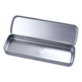 Simple Metal Pencil Case Aluminum Stationery Boxes Tin Pen Box Multifunction Storage Box Stationery School Supplies Gift for Kid Oasis Select Silver