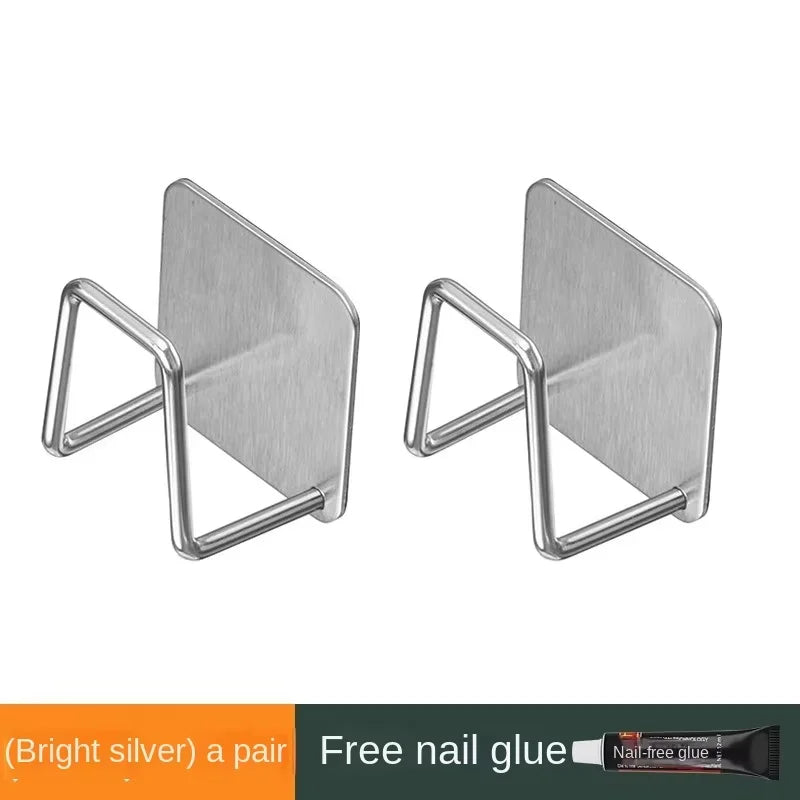 2PC Stainless Steel Sink Sponge Rack with Steel Wire Ball Kitchen Sponge Holder for Draining And Cleaning the Inner Wall Oasis Select white2pcs