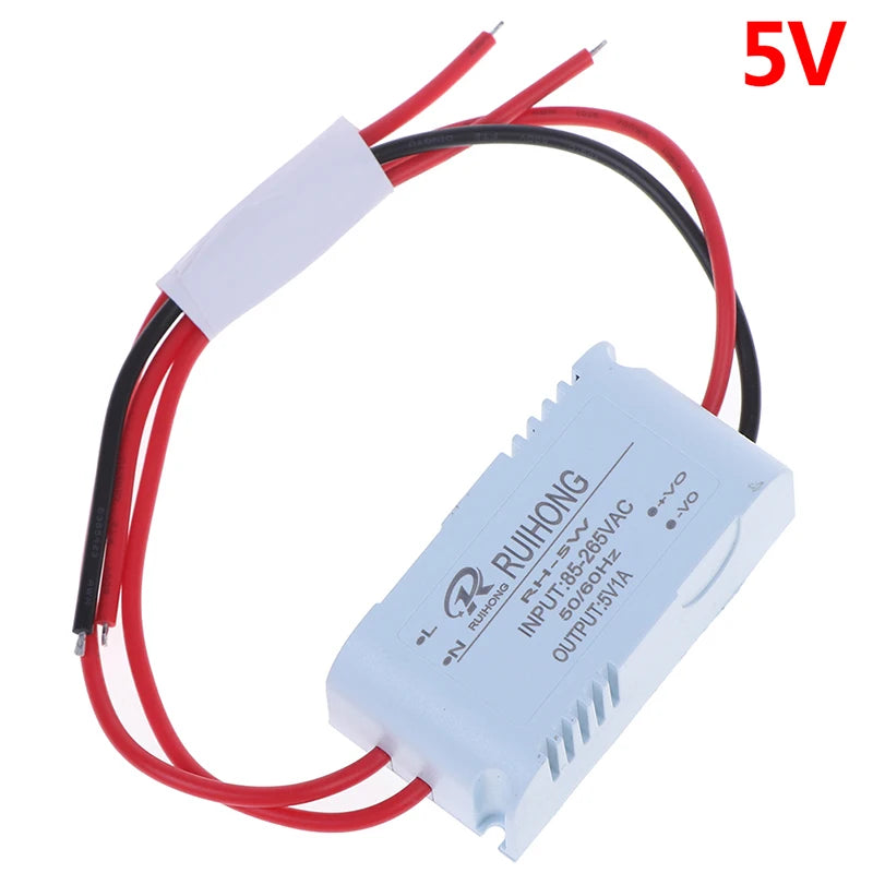 AC-DC Power Supply Module AC 1A 5W 220V to DC 3V 5V 9V 12V 15V 24V Mini Convert Oasis Select 5V