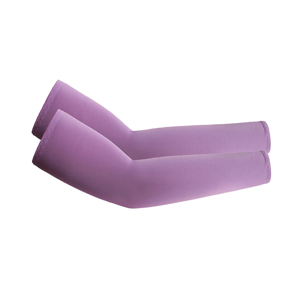 1 Pair Unisex Cooling Arm Sleeves Cover Sports Running UV Sun Protection Outdoor Men Fishing Cycling Quick Dry Arm Warmer Oasis Select Purple One Size