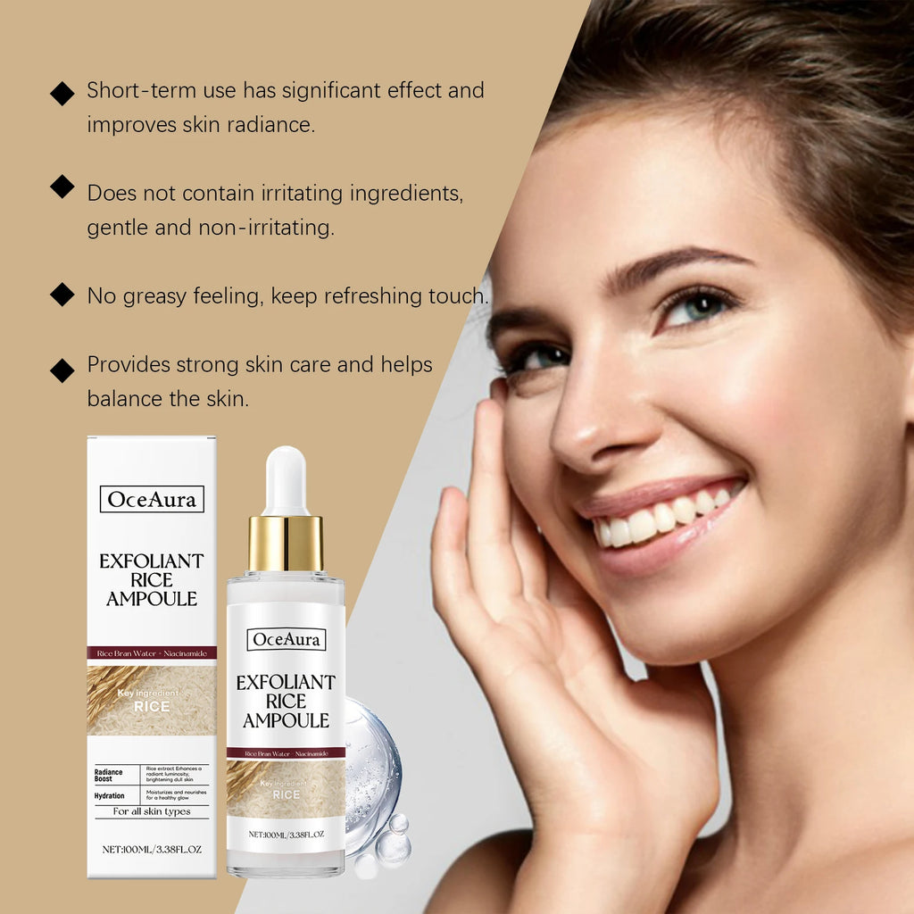 OceAura Rice Exfoliating Essence – Dead Skin & Brightening 100ml Exfoliating Essence Oasis Select