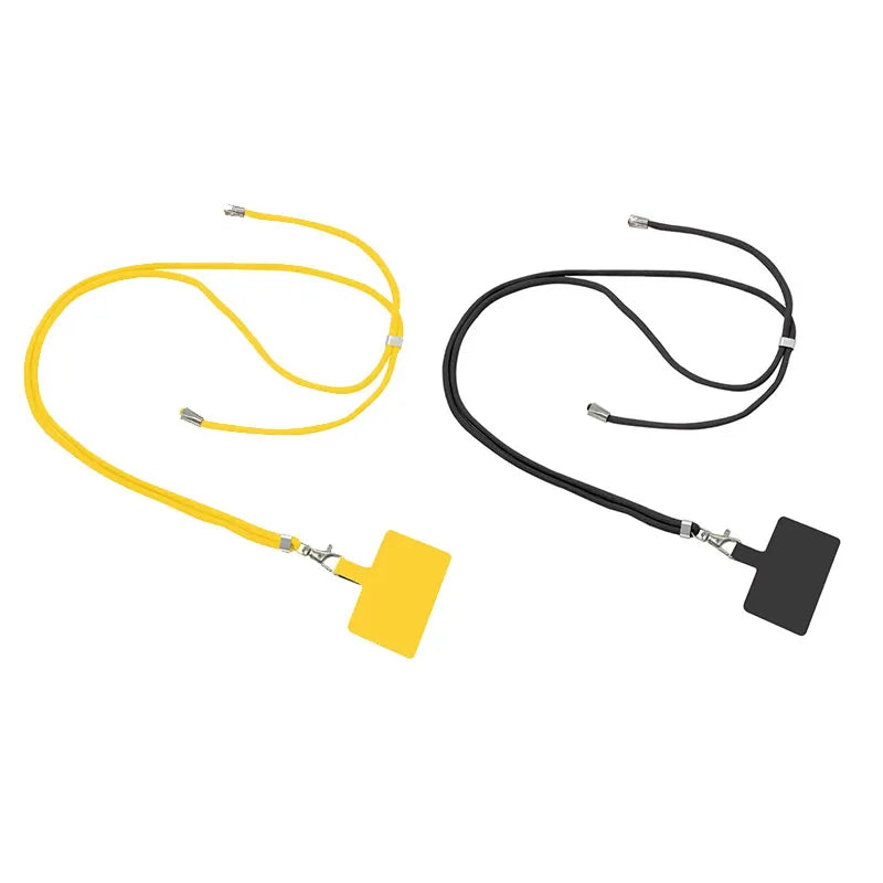 4/2/1Pcs Universal Phone Lanyard With Adjustable Length, Anti-Loss Safety Phone Case With Clip Fastener Oasis Select Mix-2pcs 1 PU