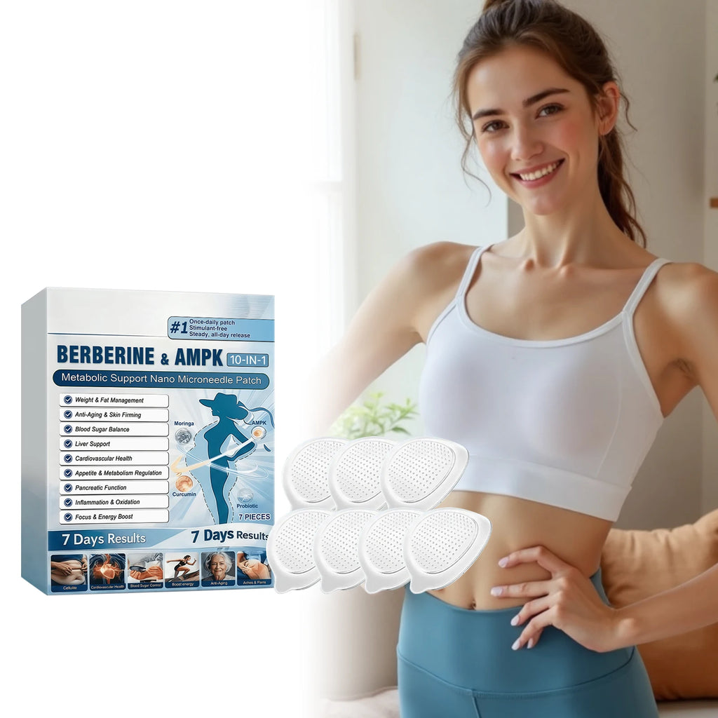 Berberine AMPK 10-in-1 Care Support Nano Microneedle Patch Show Graceful Lines And Protect The Skin All Over The Body Oasis Select