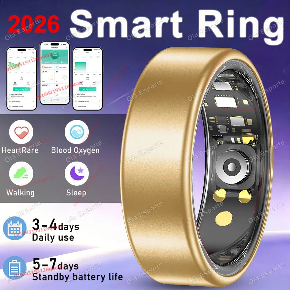 Ola Esporte Smart Ring – Heart Rate, Sleep & SpO₂ Tracker
