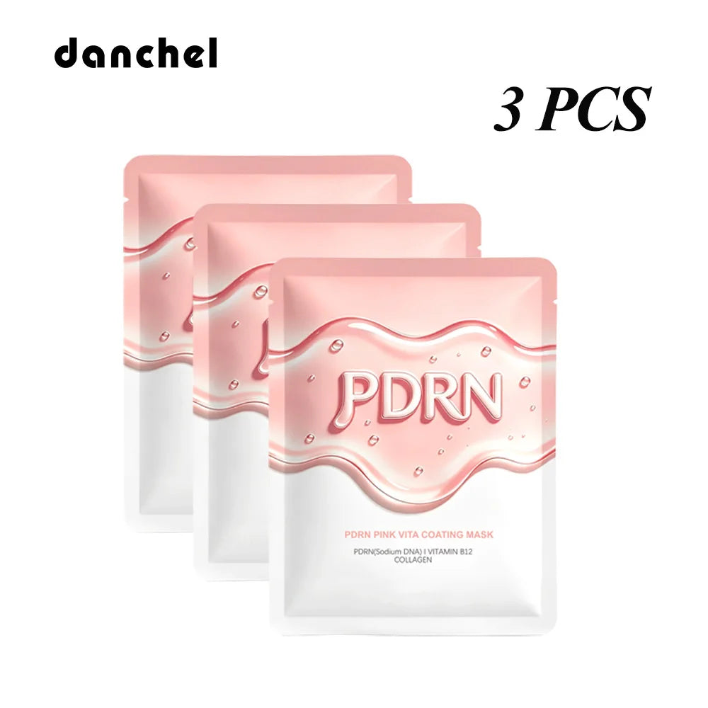 PDRN Vitamin B12 Coating Mask Barrier Repair High Purity Salmon DNA PDRN Improve Elasticity Evens Tone Deep Moisturizing Mask Oasis Select 3 PCS