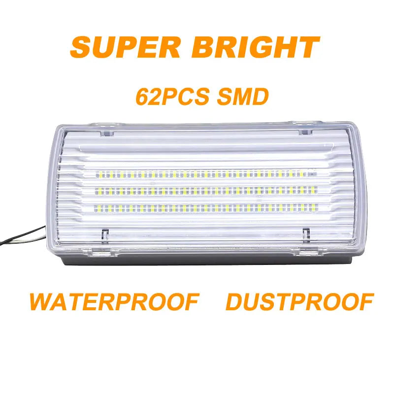 LED Emergency Light 3-Hr Backup 18650 Battery | AC85-265V