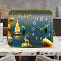 Light Luxury Table Clock Living Room Home Desktop Quartz Creative Clock Ornament Sitting Desk Clock Oasis Select D
