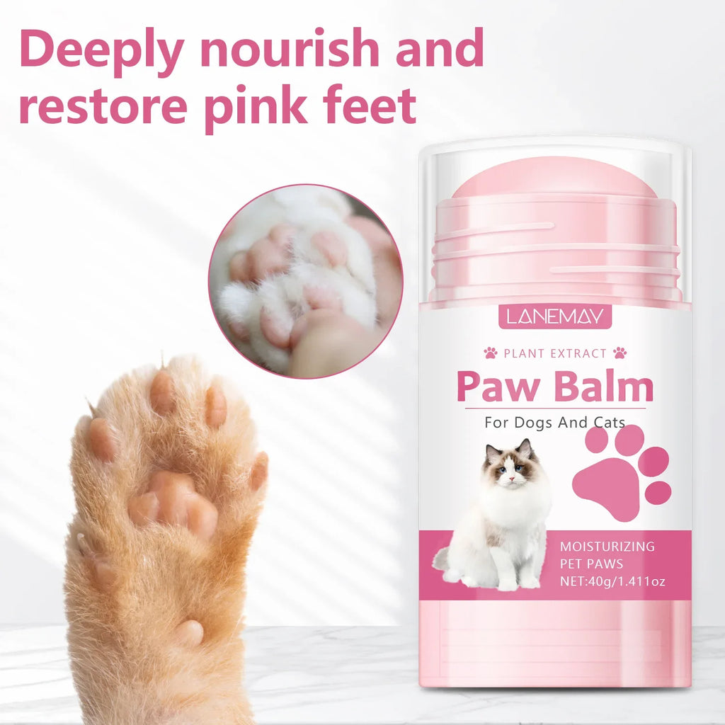 Pet Paw Cleaner & Moisturizing Balm for Cats & Dogs
