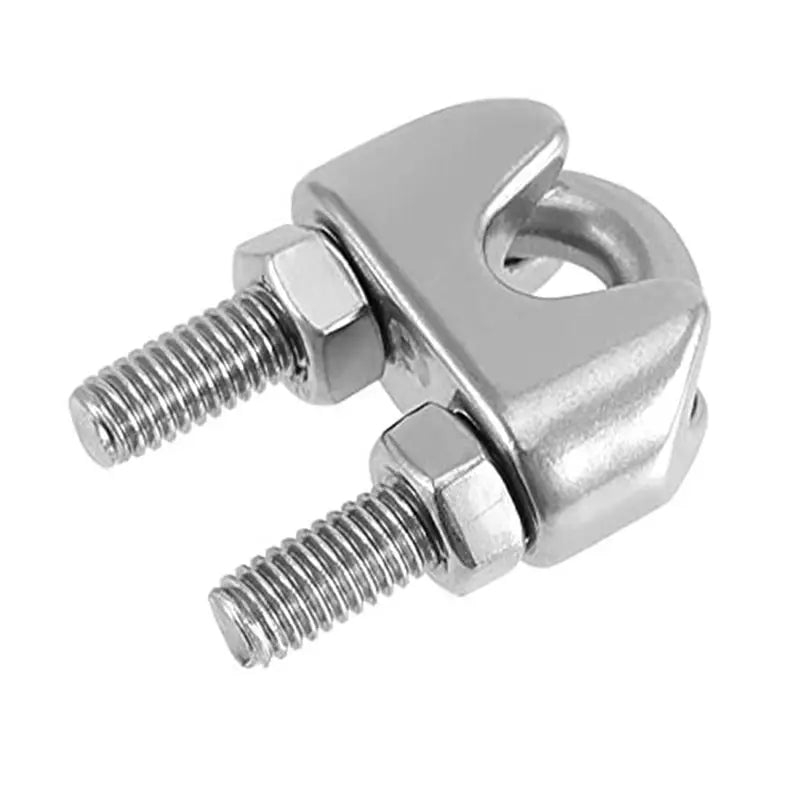 LIKE WISH 3/8 Inch Wire Rope Clamp Heavy Duty Wire Rope Clamp Wire Rope Clip M10 Stainless Steel,20 PCS Oasis Select