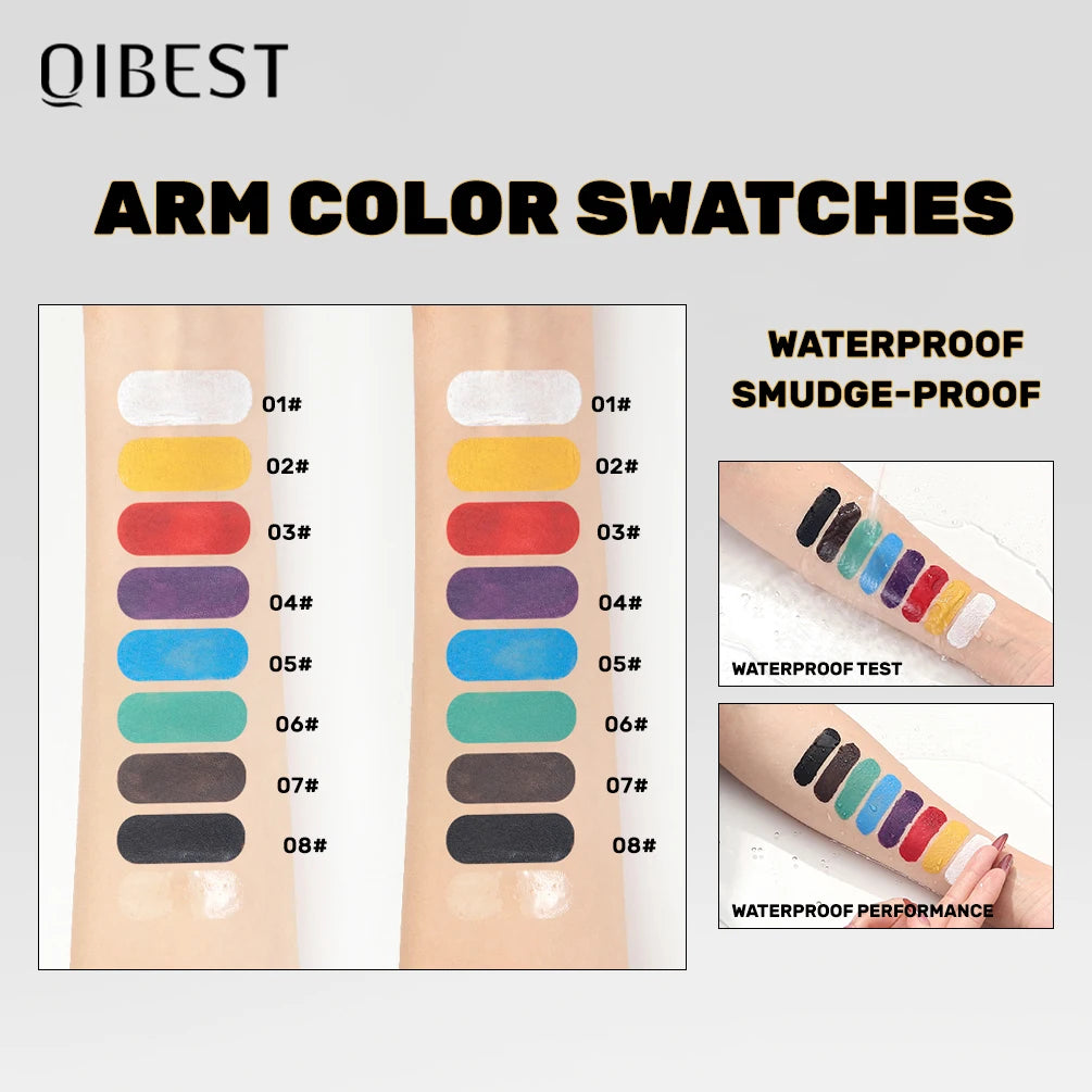 QiBest 2-in-1 Tinted Eyebrow Gel & Sculpting Cream – Waterproof